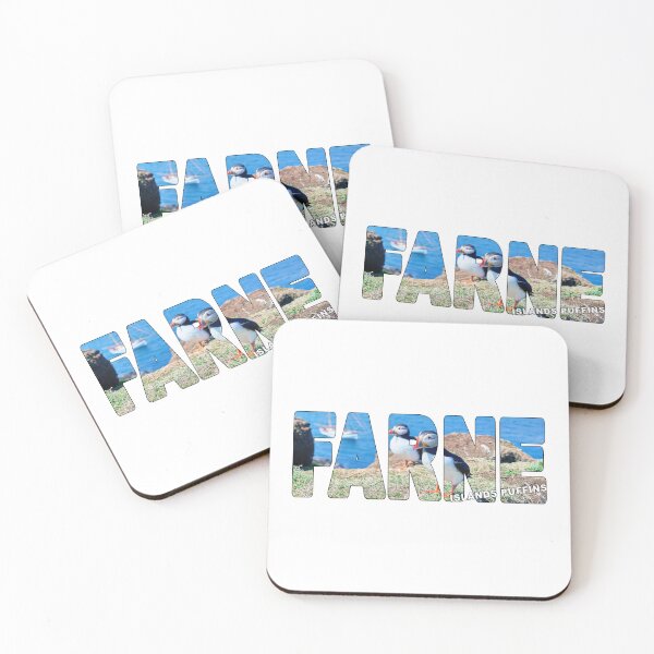 Item preview, FARNE Islands Puffins - Cute Little Birds on the Cliff Edge designed and sold by Adam Gormley.