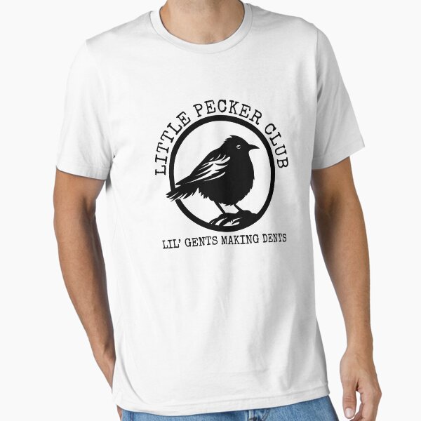 Vista previa del artículo con la obra «Club de los Pequeños Piqueros Pequeños Caballeros Haciendo Mellas», diseñado y vendido por SinisterShirtz.