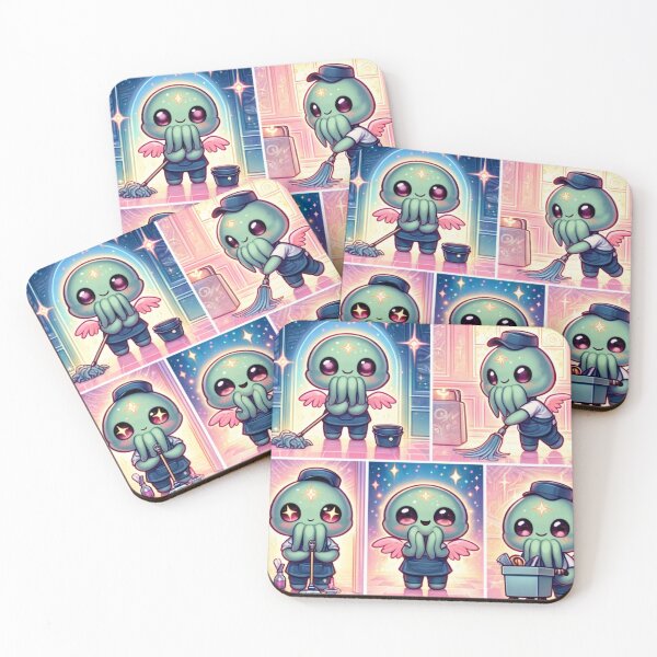 Item preview, Chibi Cthulhu: The Cheerful Cosmic Janitor designed and sold by AlejandroDigi.