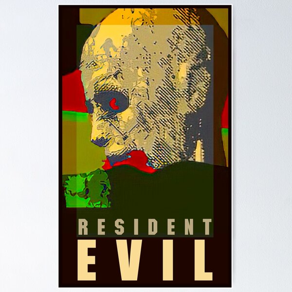 Artikel-Vorschau von Resident Evil – Klassische Retro-Gaming-Kunst, designt und verkauft von Back2Collage.