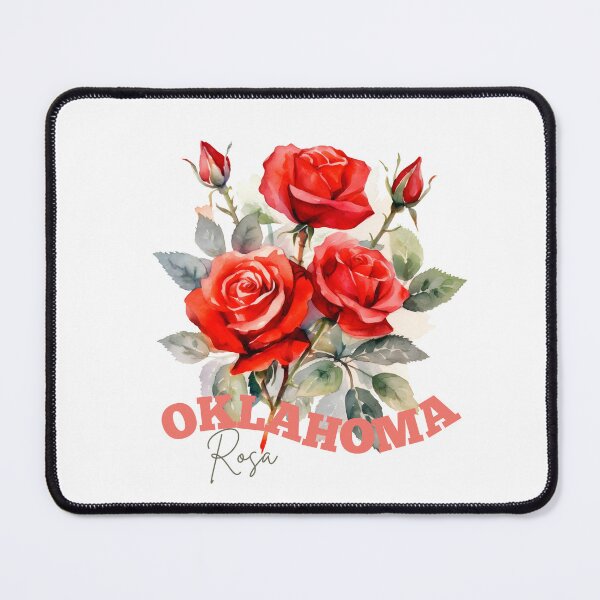 Item preview, Oklahoma State Flower Rosa Classic T-shirt Sticker designed and sold by ThinkNature!.