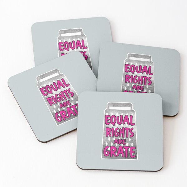 Item preview, Equal Rights Are GRATE - Funny Equal Rights Advocates Pun Design - Anti-Trump, LGBTQIA+, civil rights, women's rights designed and sold by hitechmom.