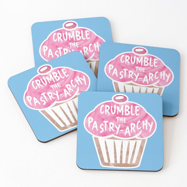 Item preview, Crumble the Pastry-archy Feminist Cupcake Design - Patriarchy quotes - Feminism, equal rights, women's rights, reproductive rights, pro-choice designed and sold by hitechmom.