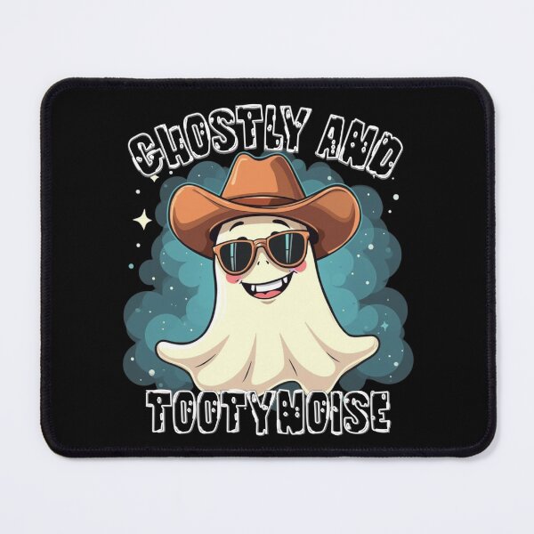 Item preview, Ghostly Cowboy TootyNoise Cartoon designed and sold by Taans-Creation.