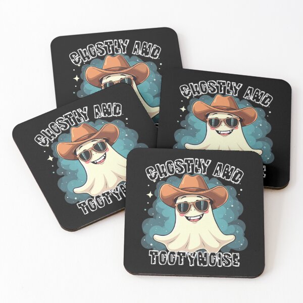 Item preview, Ghostly Cowboy TootyNoise Cartoon designed and sold by Taans-Creation.