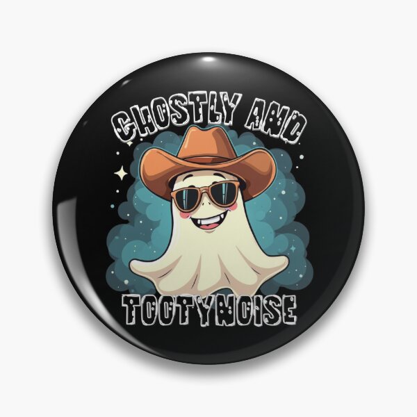 Item preview, Ghostly Cowboy TootyNoise Cartoon designed and sold by Taans-Creation.