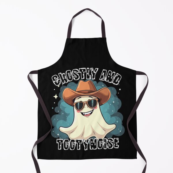 Item preview, Ghostly Cowboy TootyNoise Cartoon designed and sold by Taans-Creation.
