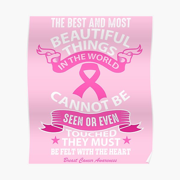 Breast Cancer Awareness Funny Breast Cancer Awareness Breast Cancer  Awareness Quotes Posters for Sale | Redbubble