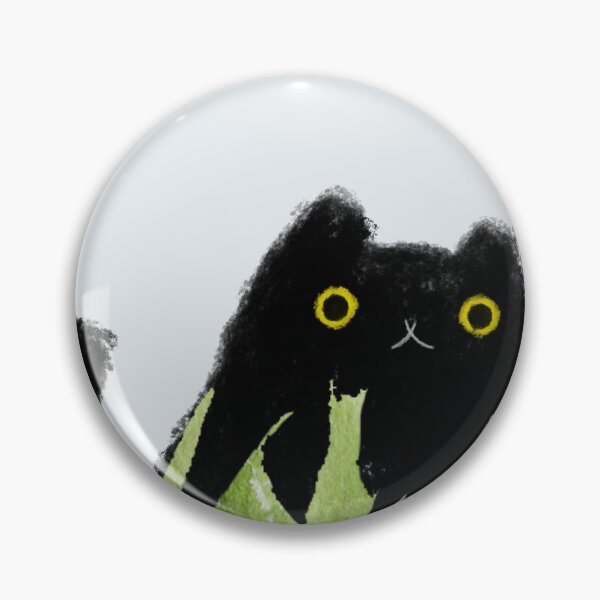 Item preview, Fuzzy Cat in Grass designed and sold by ThreesAParty.