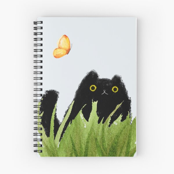 Item preview, Fuzzy Cat in Grass designed and sold by ThreesAParty.