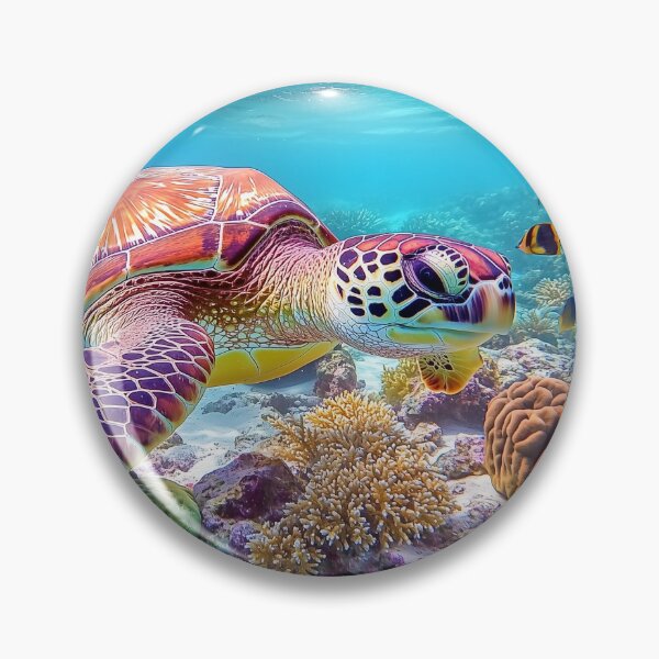 Item preview, Sea Turtle: Snorkeling Tropical Reef designed and sold by ACuriousshoppe.