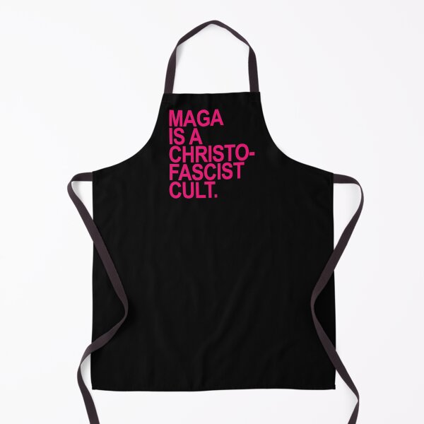 Item preview, MAGA is a christofascist cult - hot pink designed and sold by Thelittlelord.