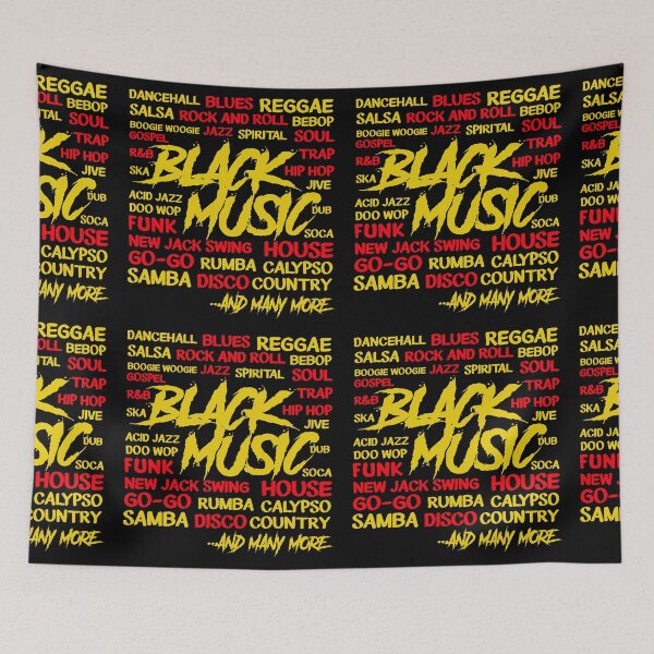 Item preview, Black Music designed and sold by RobScottCreates.