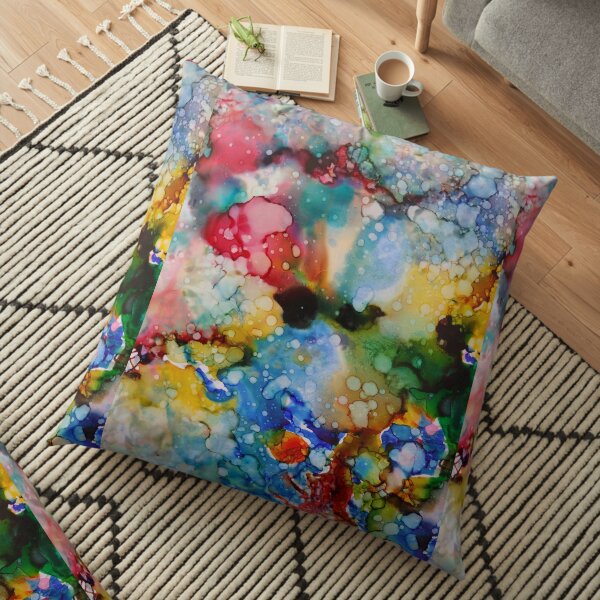 Cosmic Batik Floor Pillow