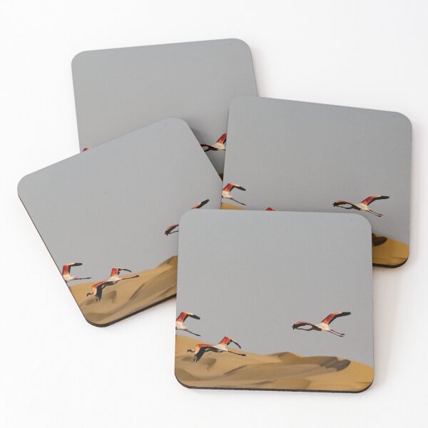 Item preview, Flamingoes in Flight designed and sold by Marylou Badeaux.