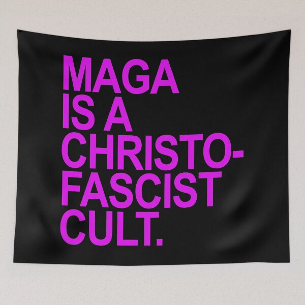 Item preview, MAGA is a christofascist cult - violet designed and sold by Thelittlelord.