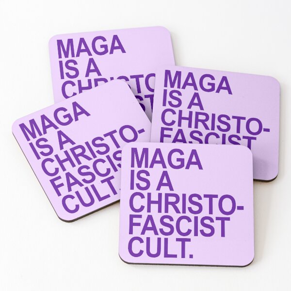 Item preview, MAGA is a christofascist cult - purple designed and sold by Thelittlelord.