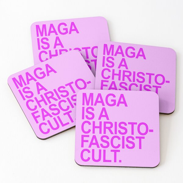 Item preview, MAGA is a christofascist cult - violet 2 designed and sold by Thelittlelord.