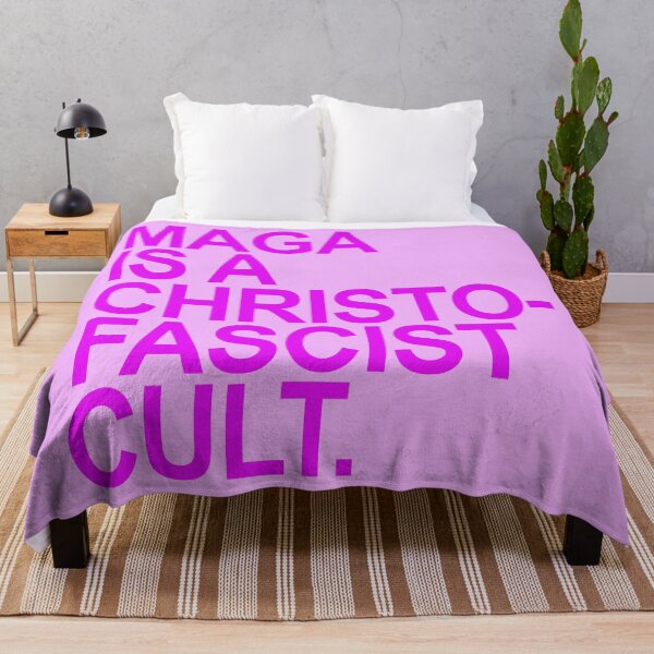 Item preview, MAGA is a christofascist cult - violet 2 designed and sold by Thelittlelord.