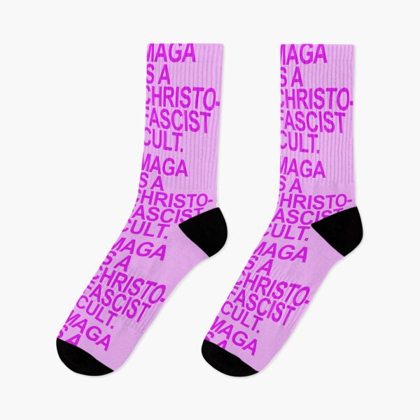 Item preview, MAGA is a christofascist cult - violet 2 designed and sold by Thelittlelord.