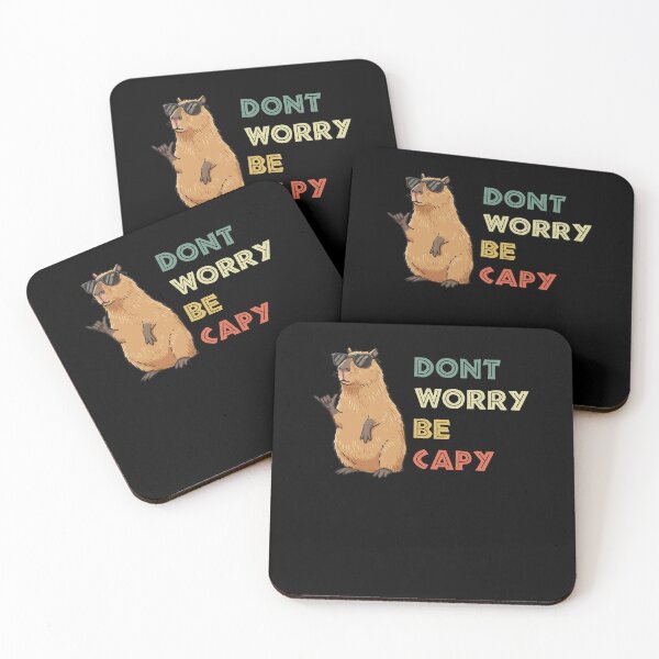 Item preview, Don't Worry Be Capy Fun Chill Capybara Vintage designed and sold by d247.