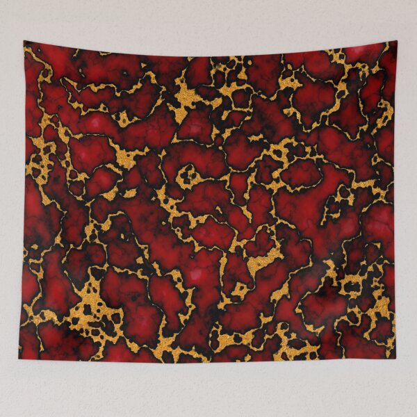 Item preview, Royal Ruby Red and Gold Marble Texture Design designed and sold by amgraphics.