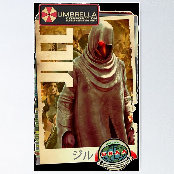 Artikel-Vorschau von Resident Evil Jill Valentine Klassische Retro-Gaming-Kunst, designt und verkauft von Back2Collage.