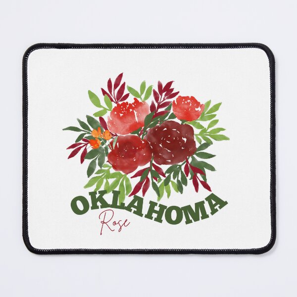 Item preview, Oklahoma State Flower Rosa Classic T-shirt Sticker designed and sold by ThinkNature!.