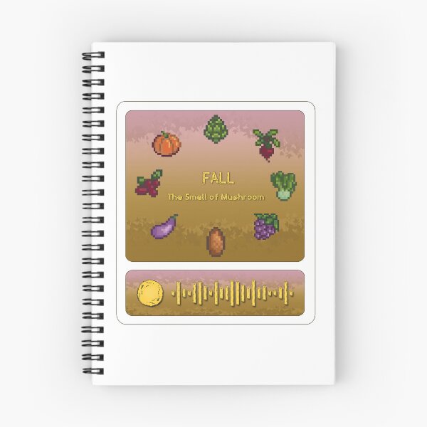Aperçu de l'œuvre Code de la chanson thème de Fall Stardew Valley créée et vendue par ShopSmallBytes.