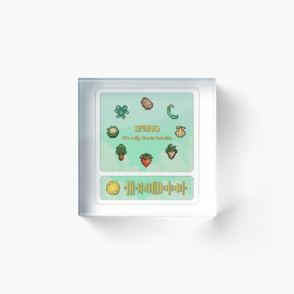 Item preview, Spring Stardew Valley Theme Song Code designed and sold by ShopSmallBytes.