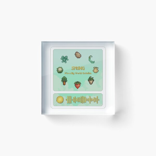Item preview, Spring Stardew Valley Theme Song Code designed and sold by ShopSmallBytes.