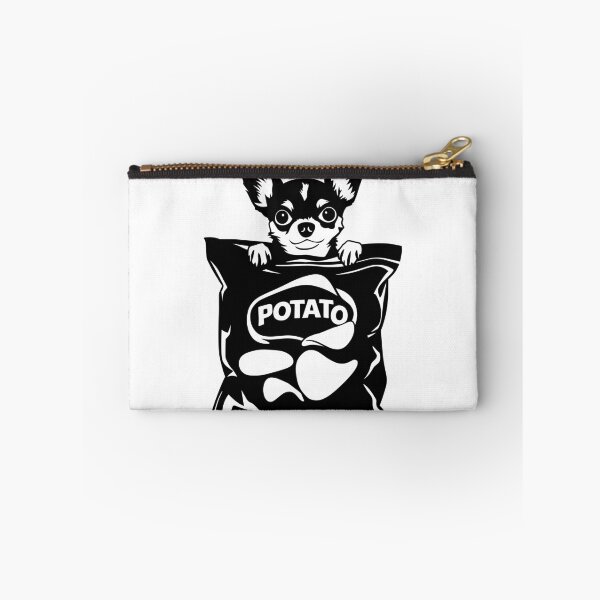 Item preview, Quirky Chihuahua in Chip Bag designed and sold by theartfulaspie.