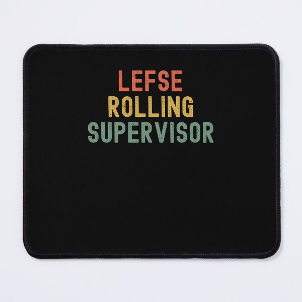 Item preview, Lefse rolling supervisor funny Norwegian treat retro designed and sold by snowry.