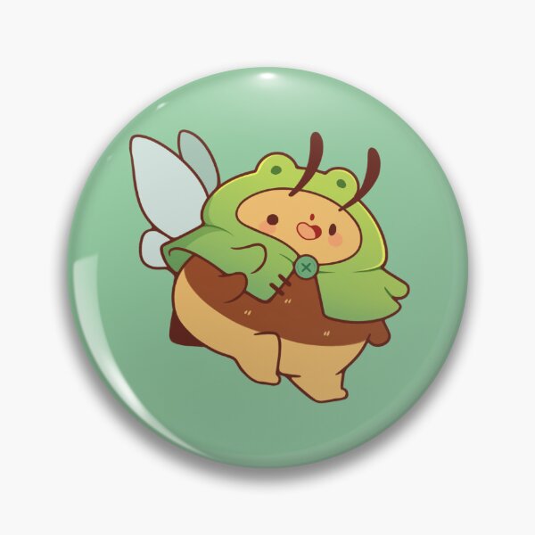 Item preview, Bee with frog poncho designed and sold by Rihnlin.