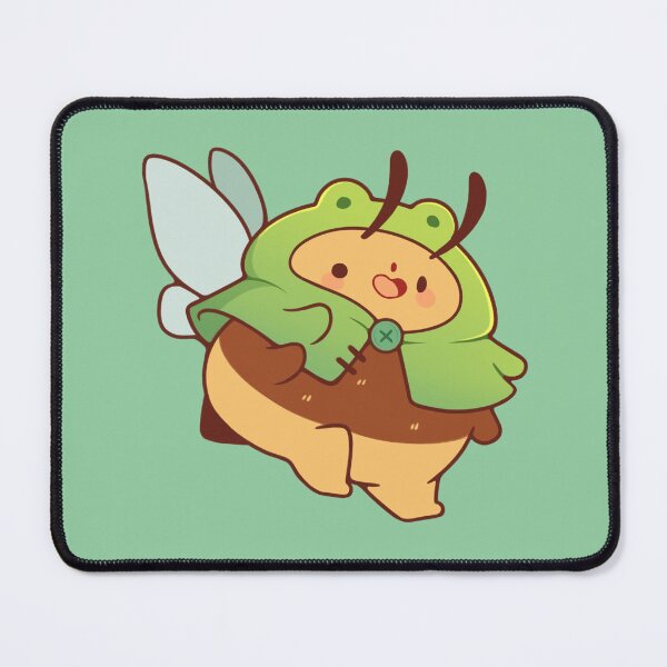 Item preview, Bee with frog poncho designed and sold by Rihnlin.