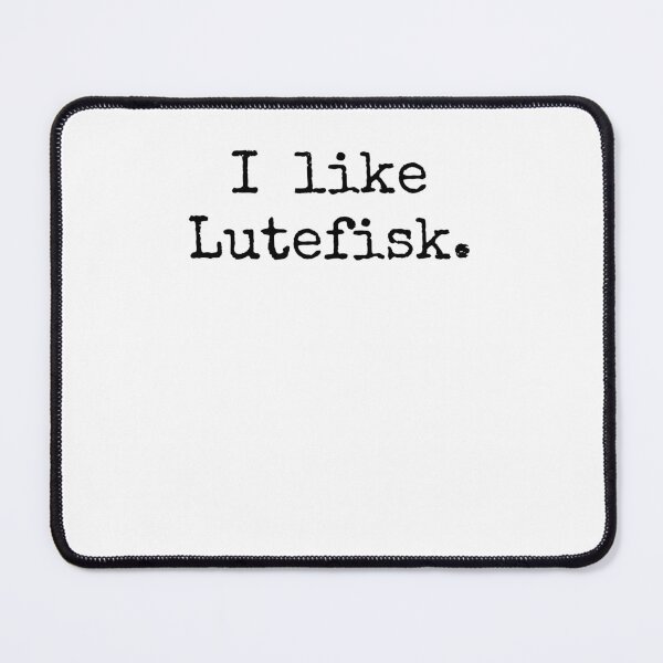 Item preview, I like Lutefisk Norwegian treat humor Midwestern vintage designed and sold by snowry.