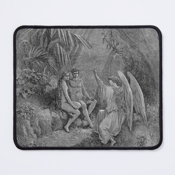 Item preview, Paradise Lost John Milton - Etching by Gustave Doré designed and sold by softbluehum.