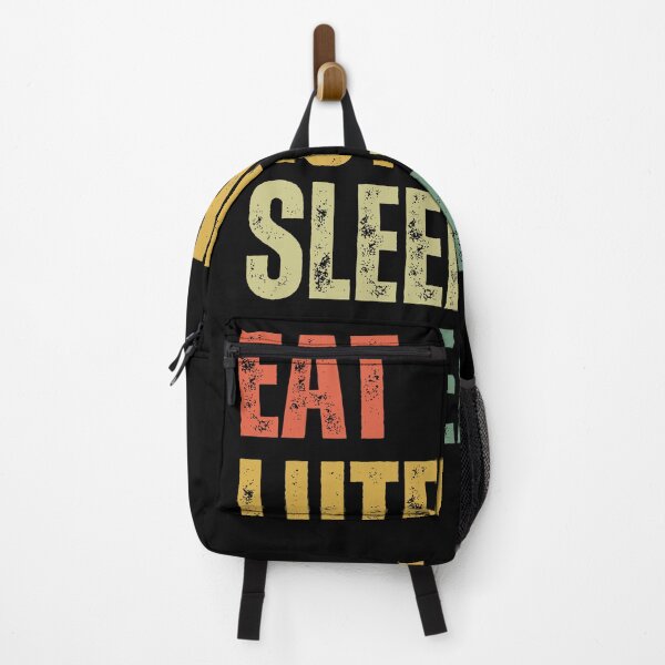 Item preview, Retro Eat Lutefisk sleep repeat funny Norwegian treat designed and sold by snowry.