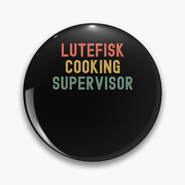 Item preview, Retro Lutefisk cooking supervisor funny Norwegian treat designed and sold by snowry.