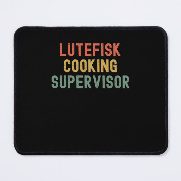 Item preview, Retro Lutefisk cooking supervisor funny Norwegian treat designed and sold by snowry.