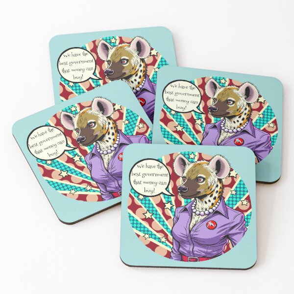 Item preview, Hyena Politician Selling Out the People designed and sold by Ghost on Toast.