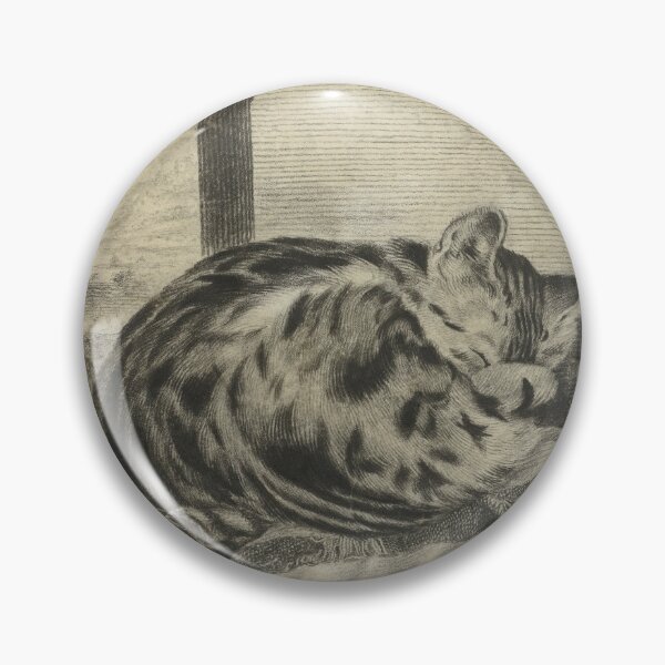 Item preview, Drawing of a sleeping cat designed and sold by SHappe.