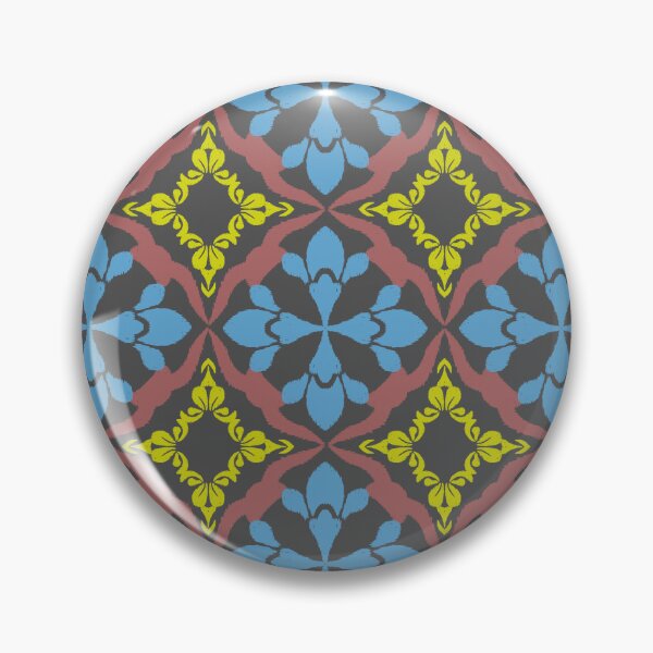 Item preview, Simple ikat aesthetic fabric or ceramic pottery design. designed and sold by RIYA SIRI.