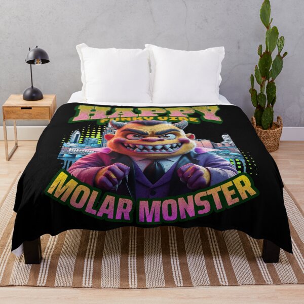 Item preview, Happy Funky Vibe Molar Monster designed and sold by Taans-Creation.