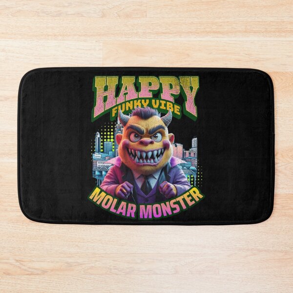 Item preview, Happy Funky Vibe Molar Monster designed and sold by Taans-Creation.