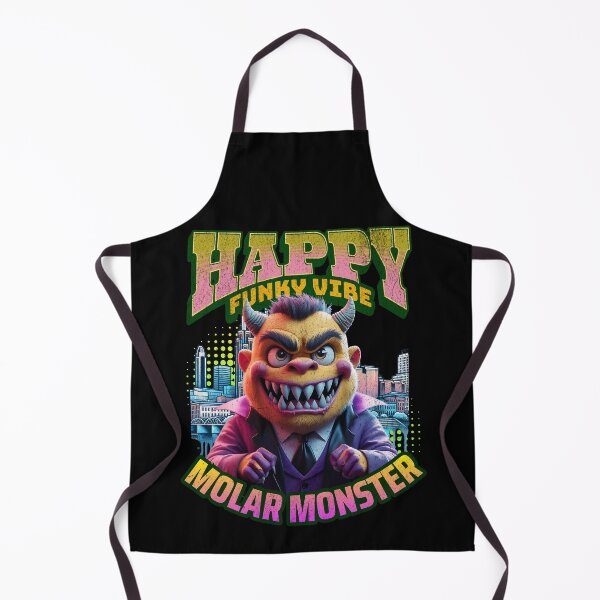 Item preview, Happy Funky Vibe Molar Monster designed and sold by Taans-Creation.