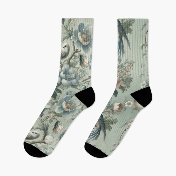 Artikelvorschau, Vintage Blumenvogelmuster - Elegantes, von der Natur inspiriertes Design entworfen und verkauft von MarketMavenGift.