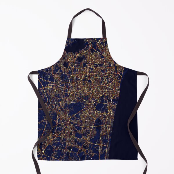 Item preview, Chennai, India Map - City At Night designed and sold by deMAP.