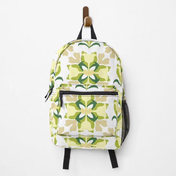 Item preview, Simple yellow and green ikat floral seamless pattern designed and sold by RIYA SIRI.