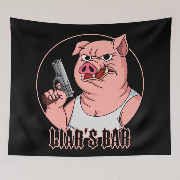 Item preview, Liars Bar Piggy designed and sold by deathanarchy.